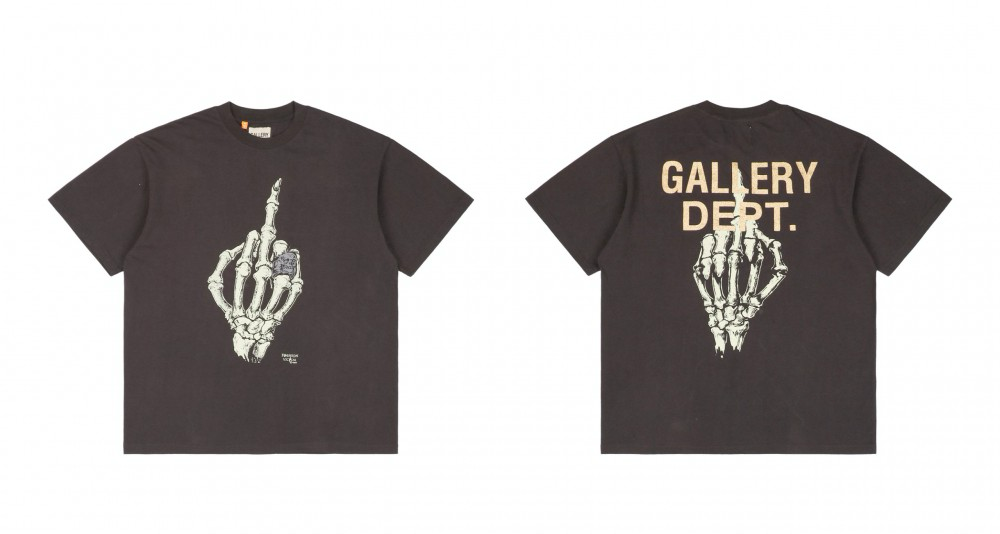 GALLERY DEPT SKULL FINGER TEE