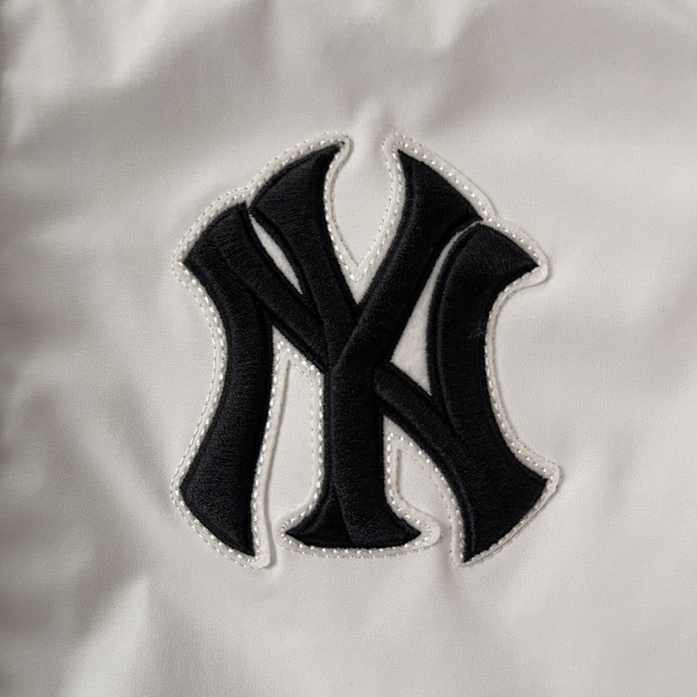 MLB Yankees Winter New Couple's Large Pocket Workwear Hair Collar Down Jacket