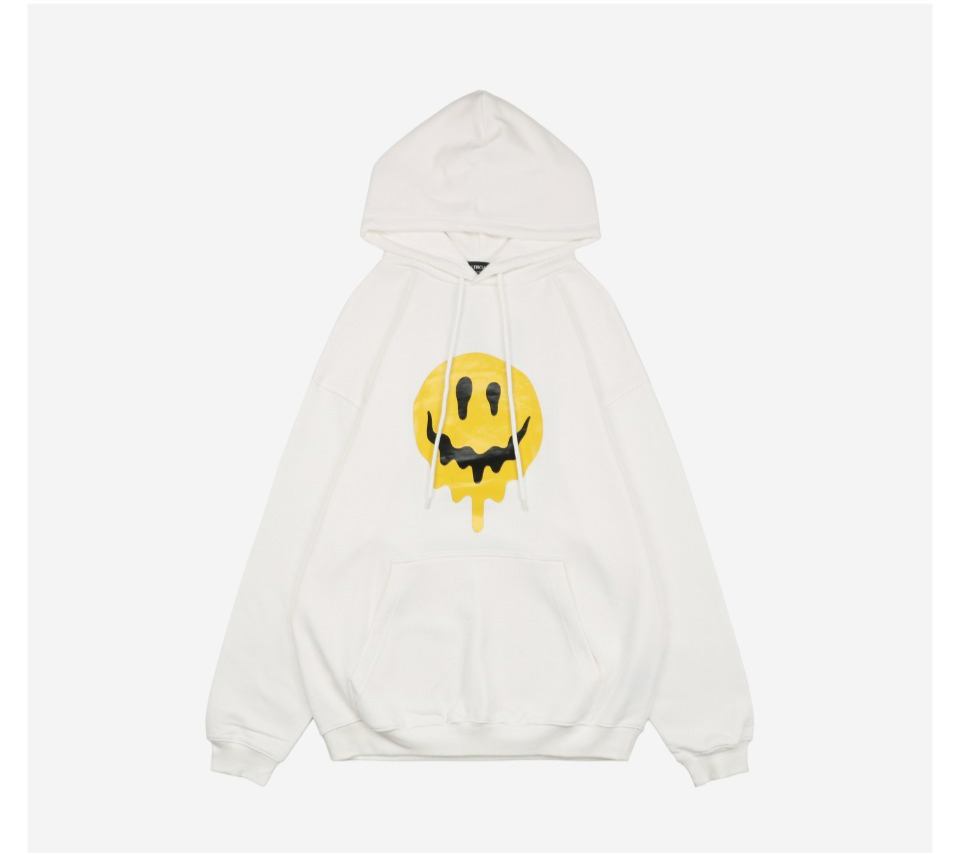 Balenciaga Drip Peace Hoodie Large Fit 'White'