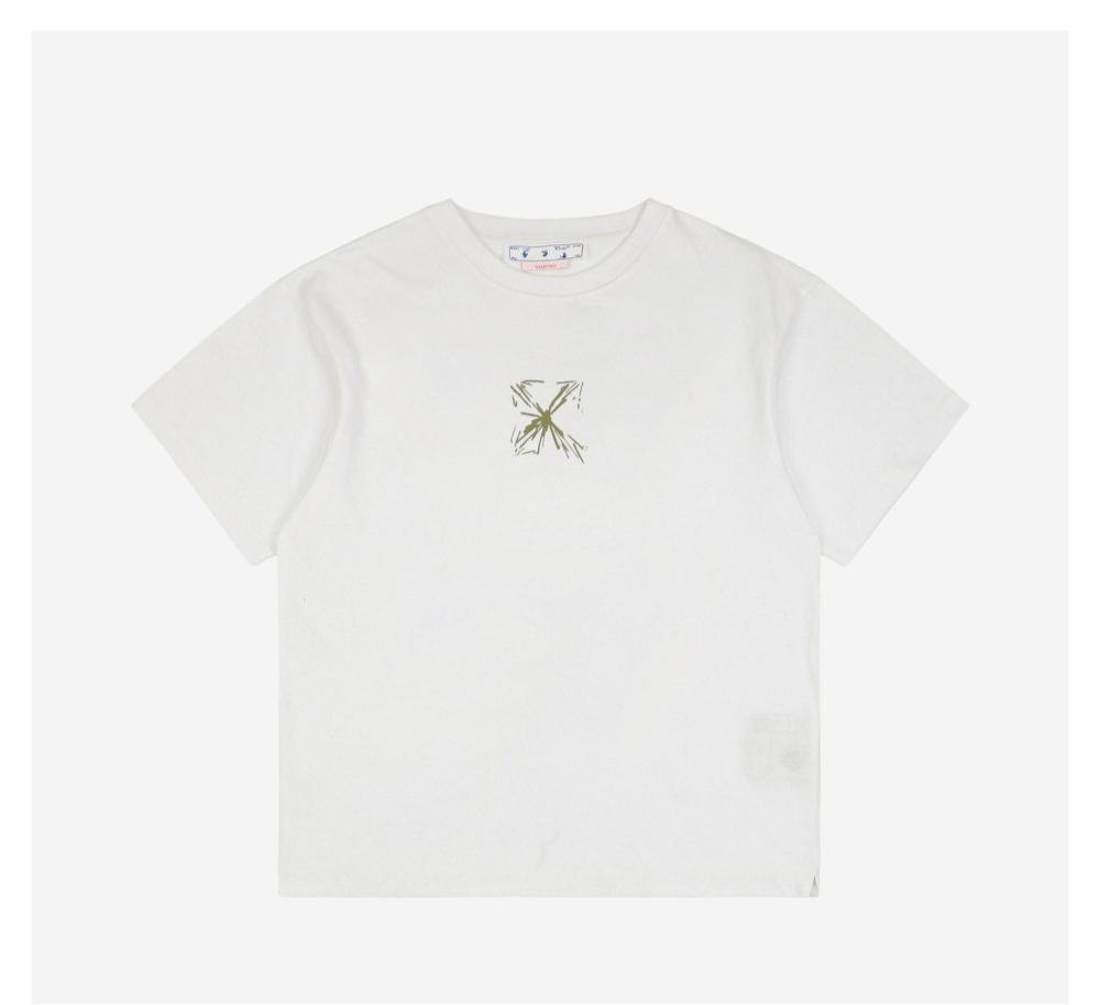 OFF-WHITE Splash Arrow Slim Cotton T-Shirt