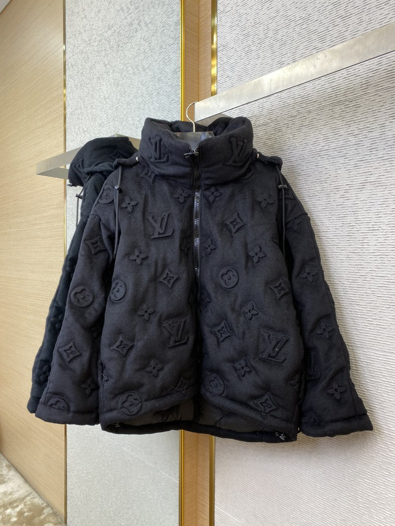 LV Stell Printed Old Flowers Down Jacket