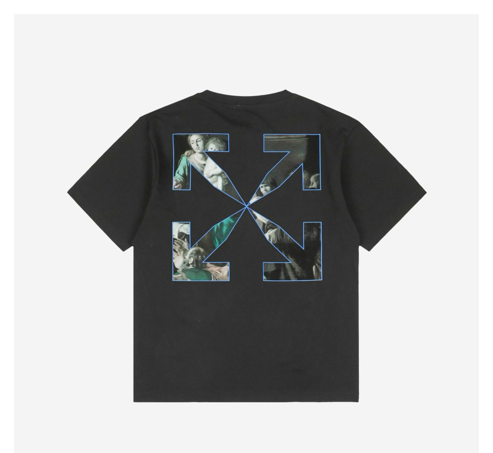 OFF-WHITE Caravaggio painting T-Shirt Black