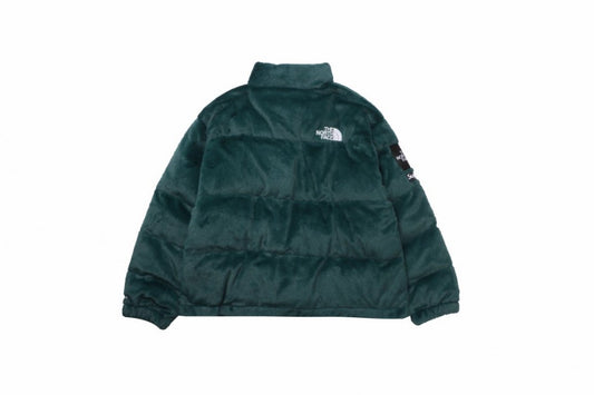 Supreme x The North Face Nuptse Jacket 'Faux Fur' Green