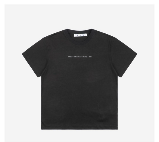 OFF White Tee Environmental green arrow T-Shirt