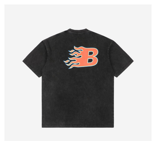 Balenziaga B Flame Crewneck T-Shirt