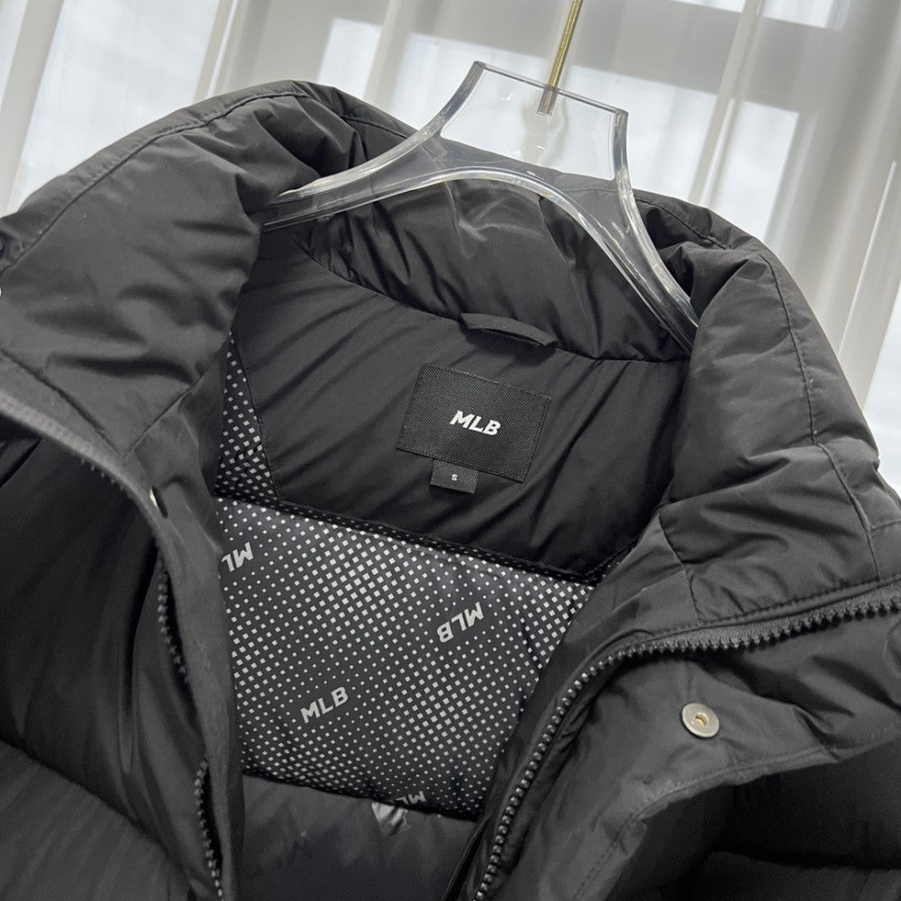 MLB short Down Jacket Logo NY black