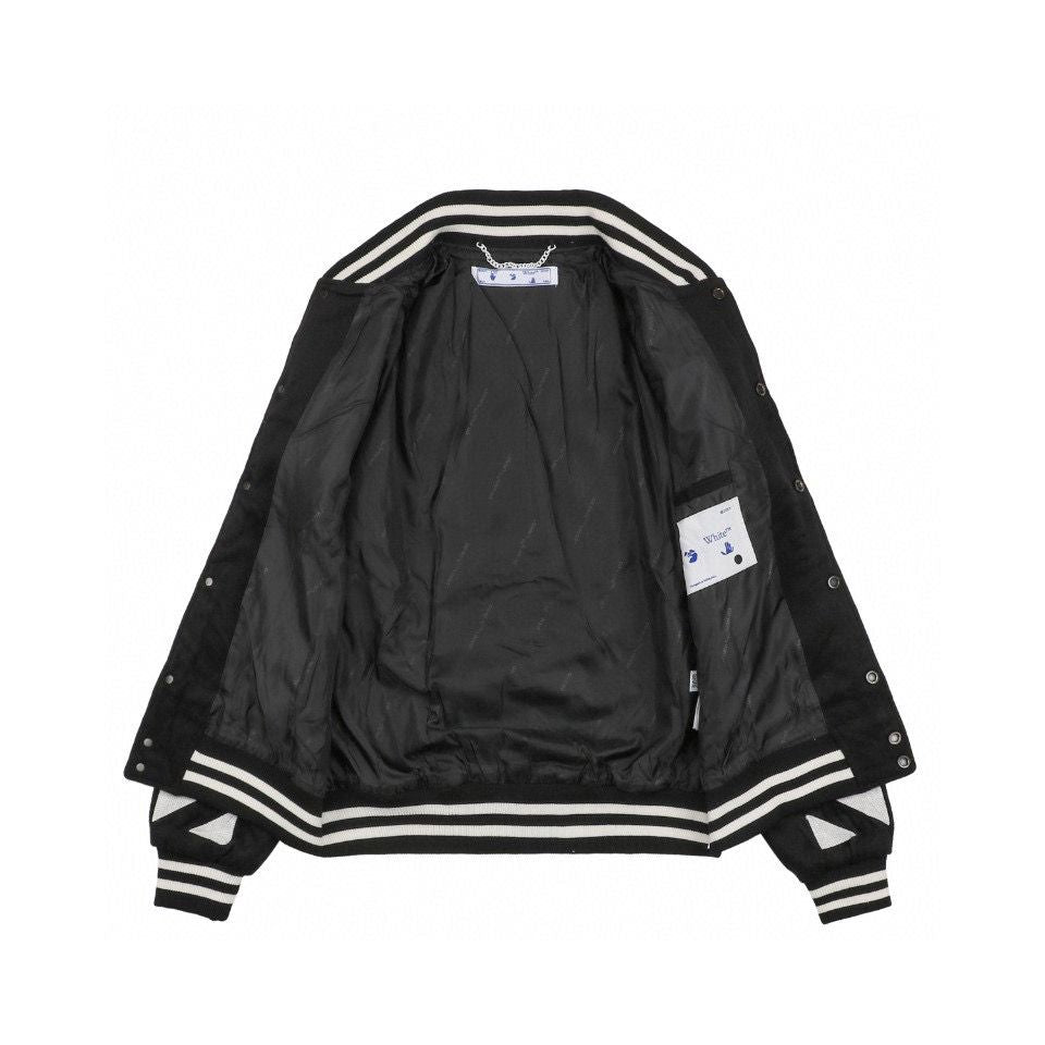 OFF-WHITE JACKETS/BOMBER JACKETS AND COATS BLACK