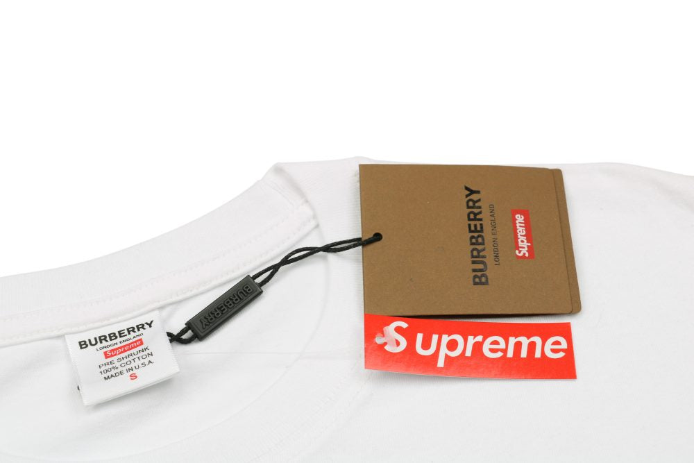 SUPREME X BURBERRY BOX LOGO TEE T-Shirt