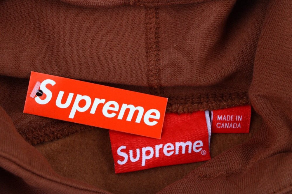 Supreme Bandana Box Logo Hooded Sweatshirt Dark Brown