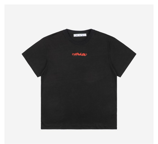 OFF-WHITE Arrow On Canvas Print Tee T-Shirt