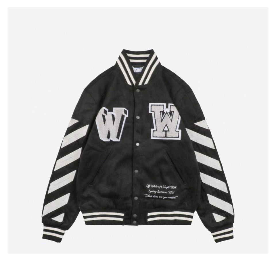 OFF-WHITE JACKETS/BOMBER JACKETS AND COATS BLACK