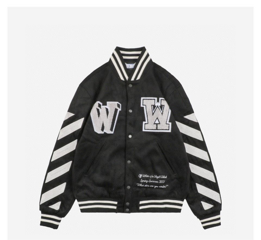 OFF-WHITE JACKETS/BOMBER JACKETS AND COATS BLACK